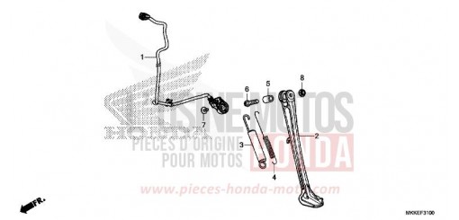 SIDE STAND CRF1000D2K de 2019